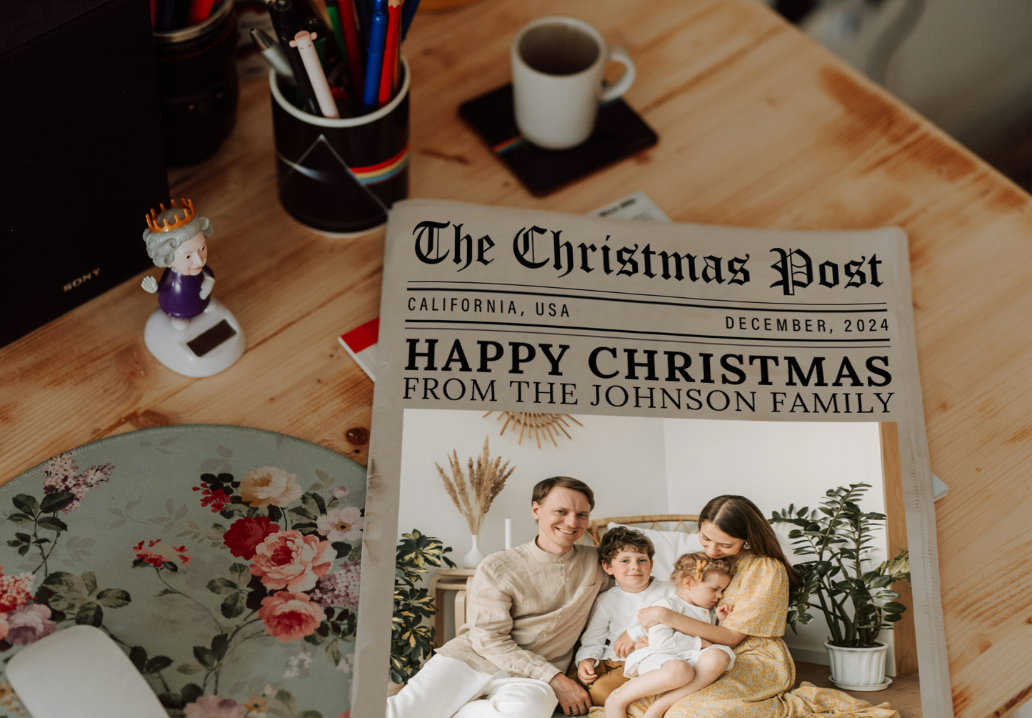 Custom Printed Christmas Newspaper