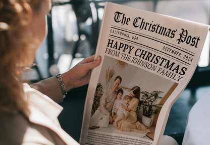 Custom Printed Christmas Newspaper