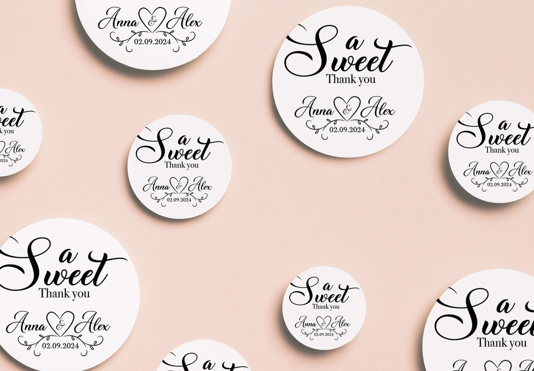 Wedding Stickers | Thank You Stickers