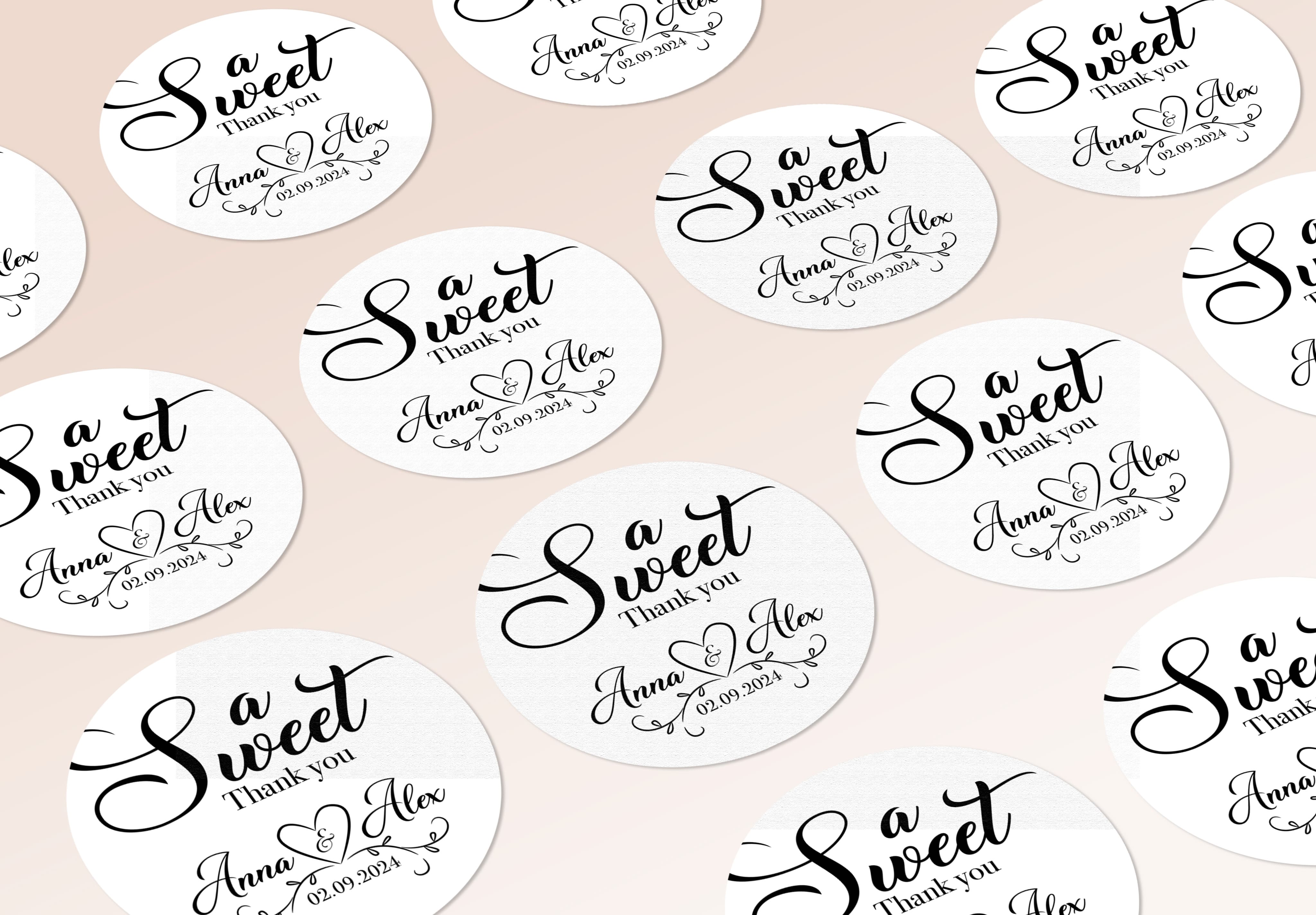 Wedding Stickers | Thank You Stickers