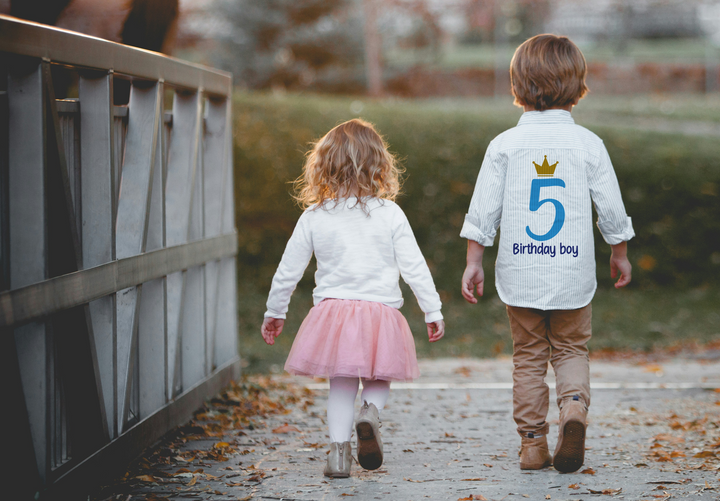 Personalized 5th Birthday Shirt for Toddlers
