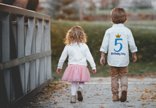 Load image into Gallery viewer, 5th Birthday Toddler Shirt
