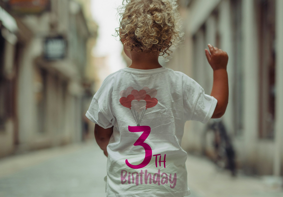 T-Shirt for Boys and Girls | 3rd Birthday Shirt