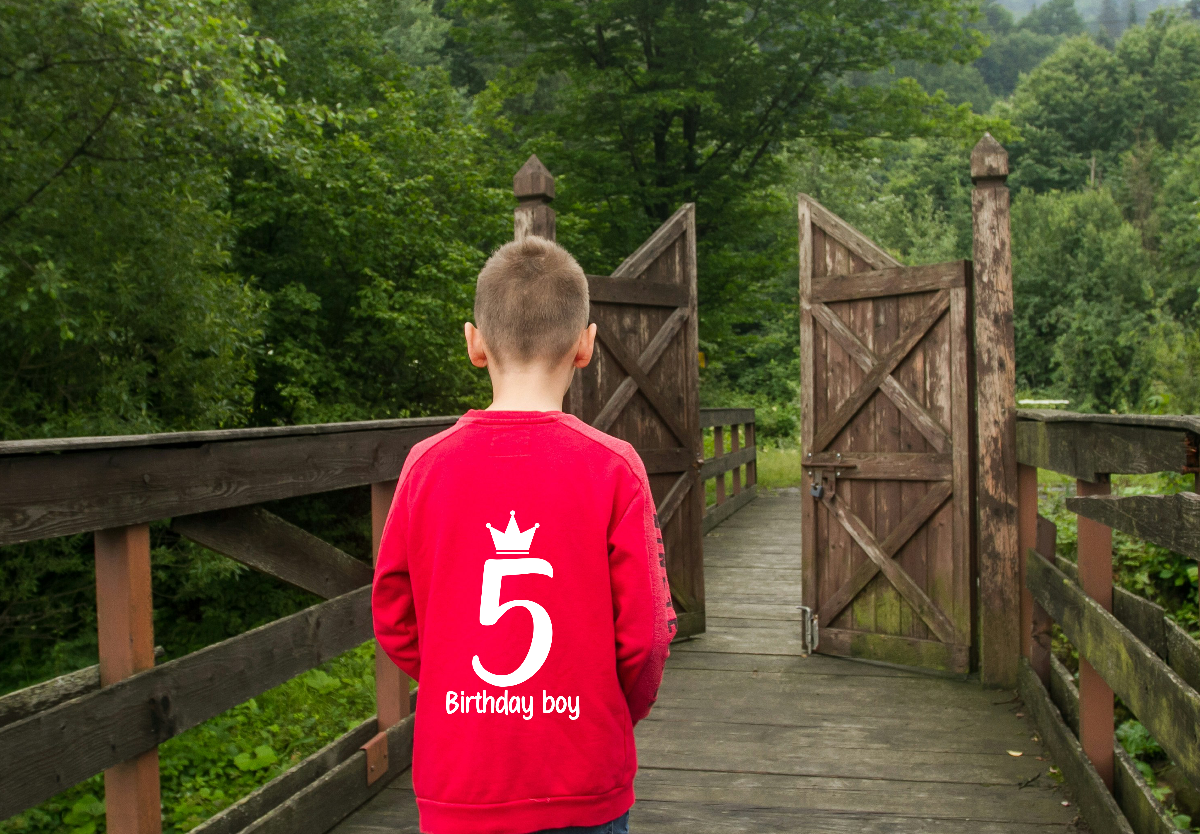 Personalized 5th Birthday Shirt for Toddlers