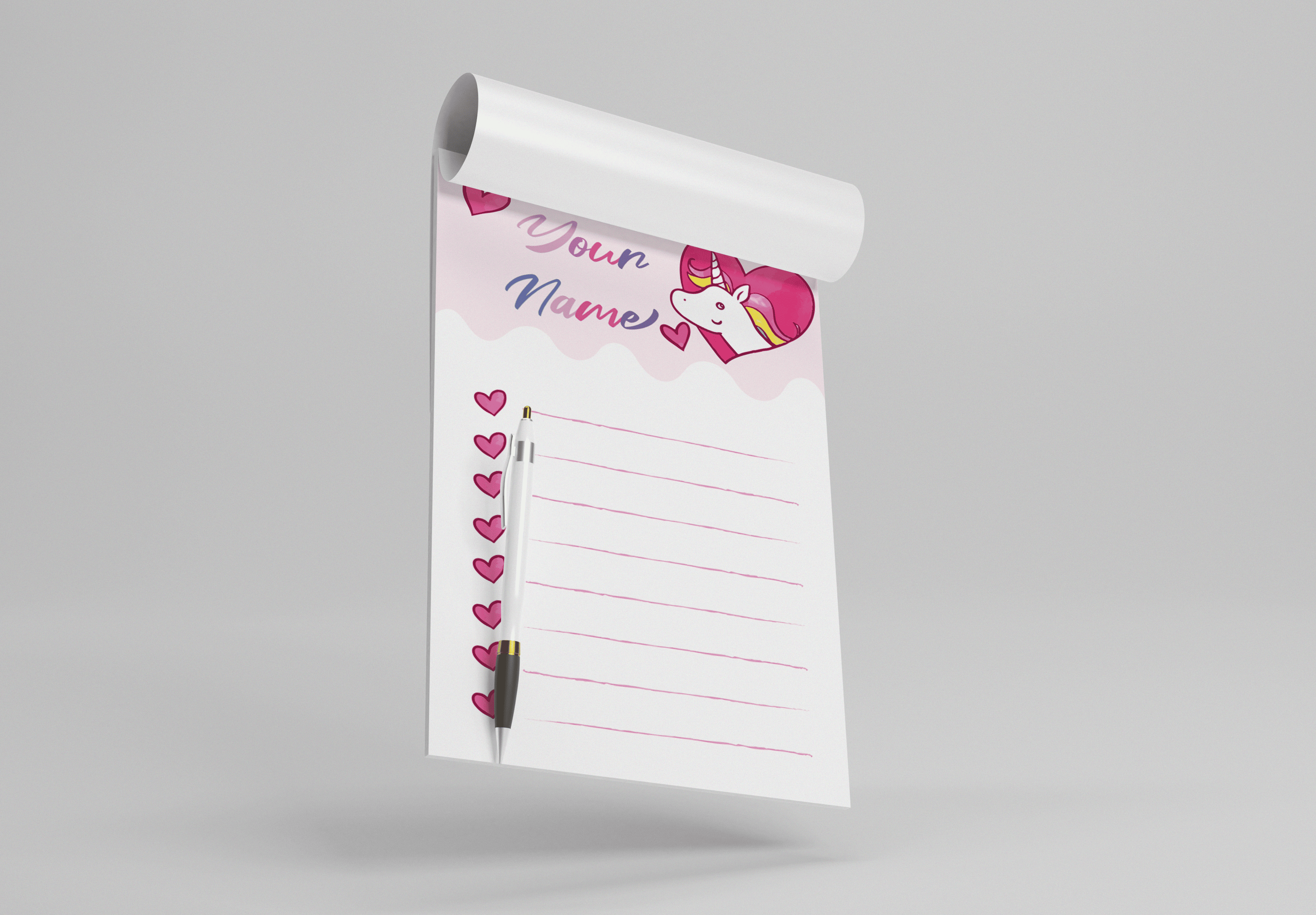 Girly Notepad