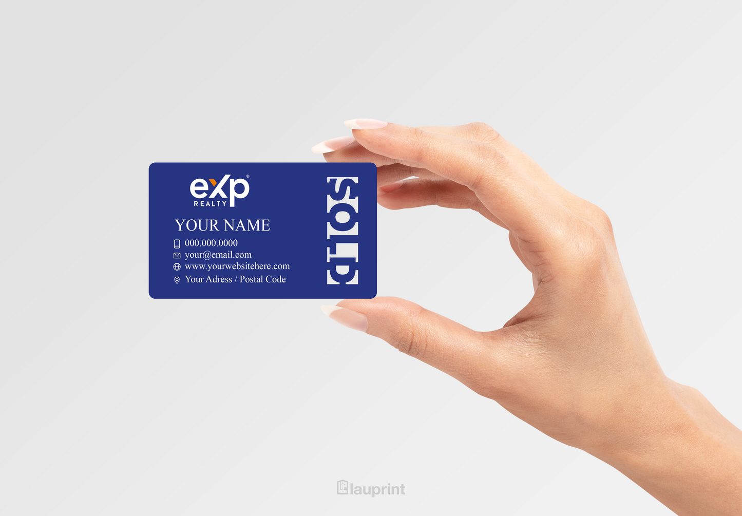 eXp Realty Shaped Business Cards