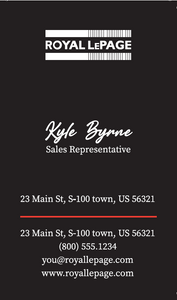Royal Lepage Touch LSoft aminated Business Cards VBC -004