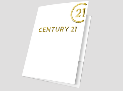Pack  25 Presentation Folders Century 21  | Generic | Luxury