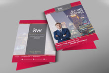 Load image into Gallery viewer, Keller Williams  PresentationCustom  Folder Printing with Soft touch laminating-002
