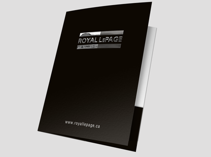 Royal LePage Presentation Folders with Embossed Foil (25 pack)