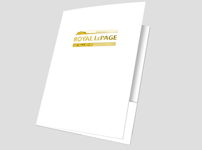 Royal LePage Presentation Folders with Embossed Foil (25 pack)