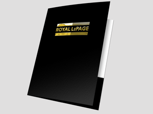 Royal LePage Presentation Folders with Embossed Foil (25 pack)