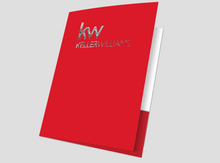 Load image into Gallery viewer, Keller Williams Presentation Folders with Embossed Foil (25 pack)
