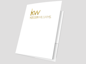 Keller Williams Presentation Folders with Embossed Foil (25 pack)