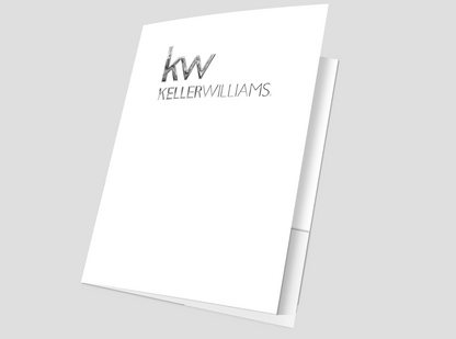 Pack  25 Presentation Folders Keller Williams | Generic | Luxury