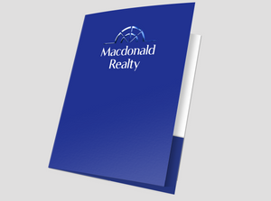 Macdonald Realty Presentation Folders with Embossed Foil (25 pack)