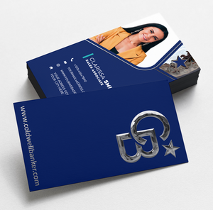 Coldwell Banker  Luxury Business Cards With Embossed Metallic FOIL