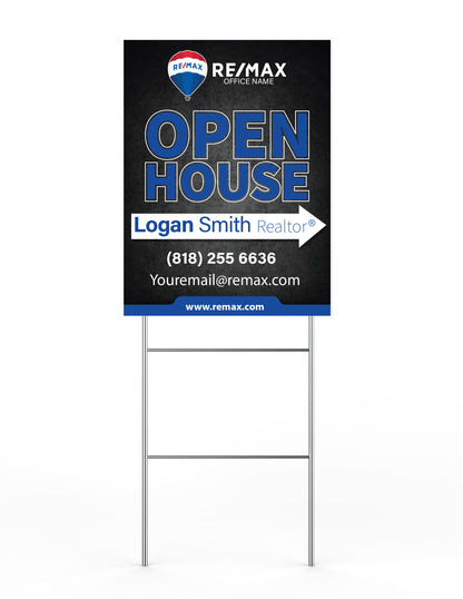 Remax OPEN HOUSE Signs-  001