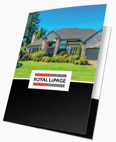 Royal Lepage  PresentationCustom Folder Printing with Soft touch laminating  - 004