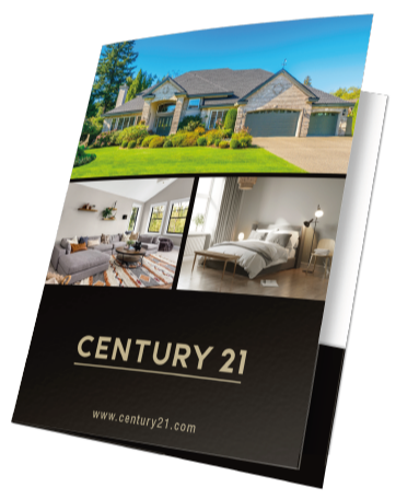 Century 21 Custom Presentation Folder Printing with Soft touch laminating   - 012