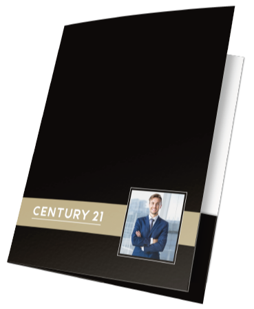 Century 21 Custom Presentation Folder Printing with Soft touch laminating  - 020