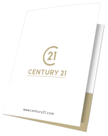 Century 21 Custom Presentation Folder Printing with Soft touch laminating  - 021