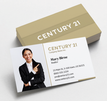 Load image into Gallery viewer, Century 21 Soft Touch Laminated Business Cards - HBC 003
