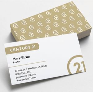 Century 21  Soft Touch Laminated Business Cards HBC -04