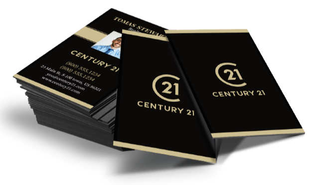 Century 21 Touch LSoft aminated Business Cards VBC 004