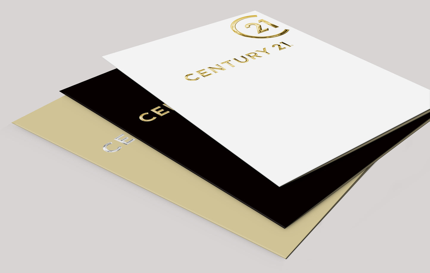 Pack  25 Presentation Folders Century 21  | Generic | Luxury