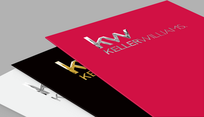 Pack  25 Presentation Folders Keller Williams | Generic | Luxury