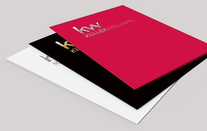Pack  25 Presentation Folders Keller Williams | Generic | Luxury