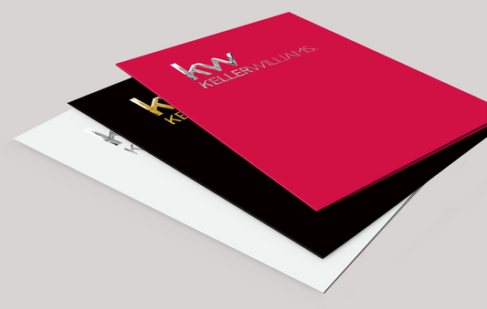 Pack  25 Presentation Folders Keller Williams | Generic | Luxury
