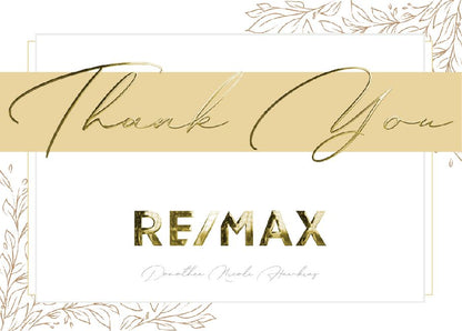Thank you Cards Remax