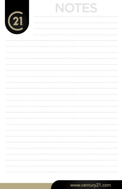 C21 Custom Realtor Notepad