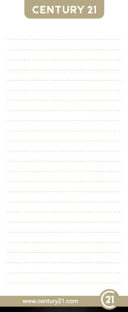 C21 Custom Realtor Notepad